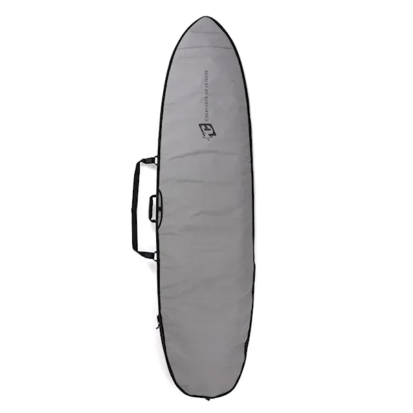 Pokrowiec na surf Creatures Fish Icon 7'6" silver black