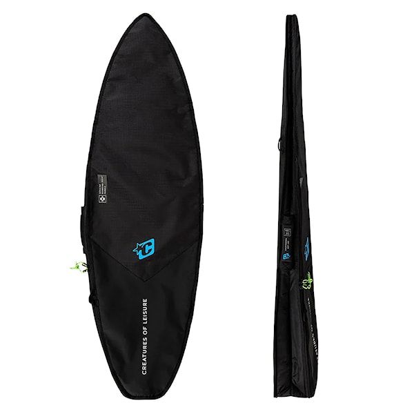 Pokrowiec na surf Creatures Shortboard Day Use DT 2.0 5'6" black cyan