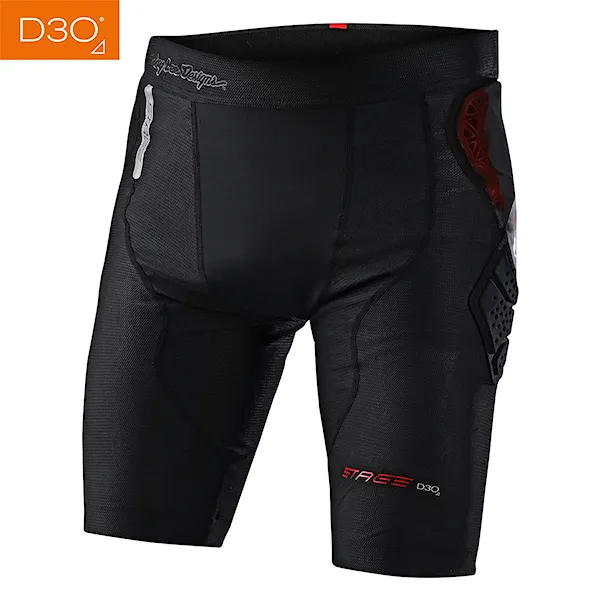 Protective Shorts Troy Lee Designs Stage Ghost D3O Short Baselayer solid black