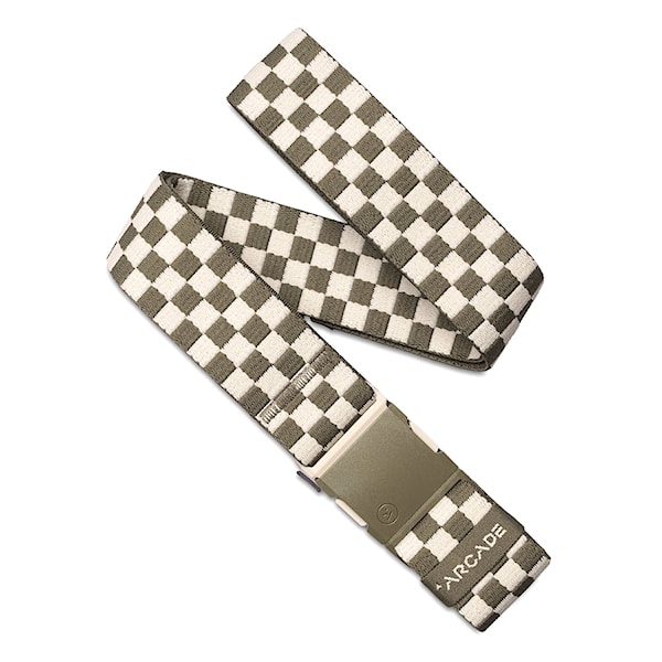 Opasek Arcade Check crocodile/khaki 2026