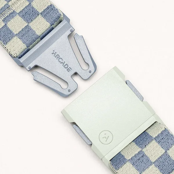 Belt Arcade Check sky/sage 2026
