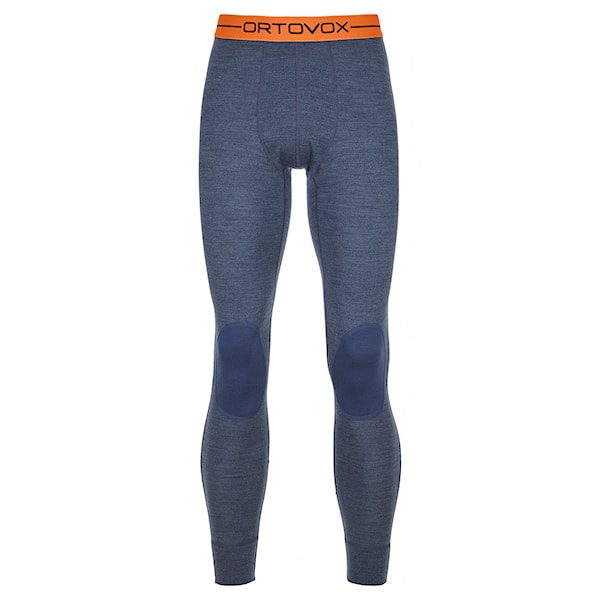 Spodky ORTOVOX 185 Rock'n'wool Long Pants night blue blend 2020