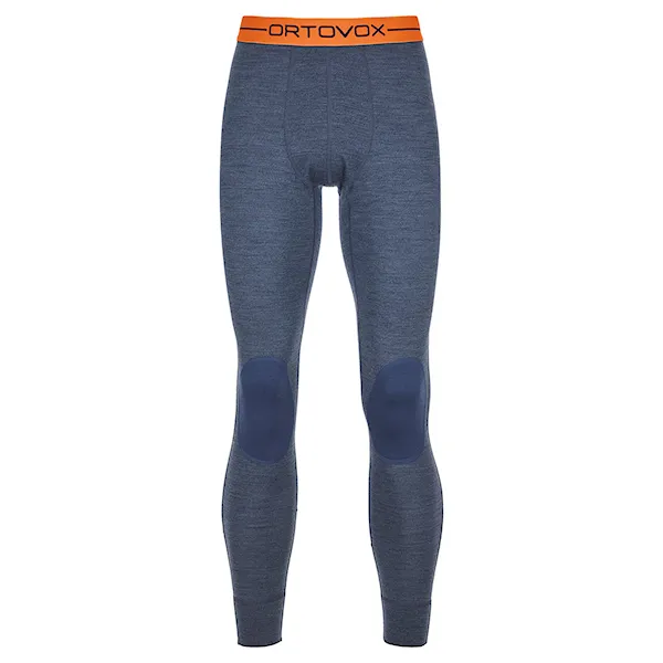 Underpants ORTOVOX 185 Rock'n'wool Long Pants night blue blend 2020
