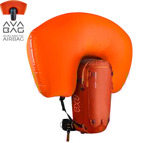 Lavinový batoh ORTOVOX Ascent 30 Avabag desert orange 2023
