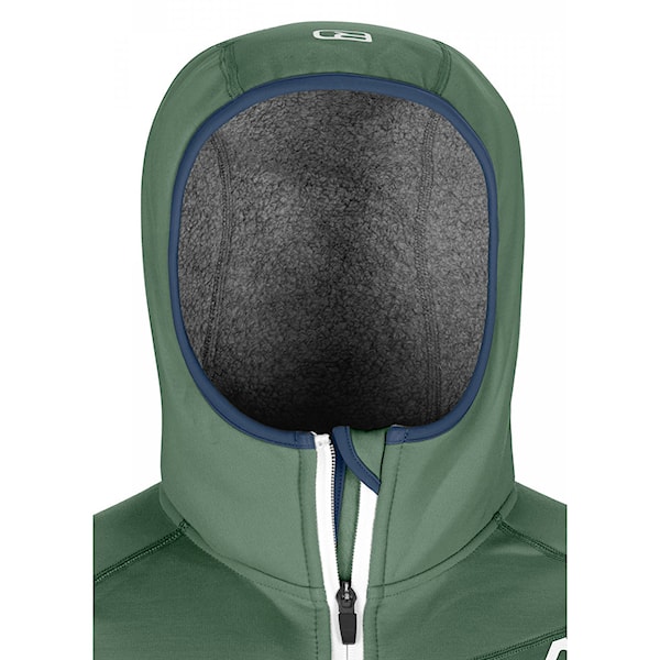 Technical Hoodie ORTOVOX Fleece Plus Hoody green forest 2021