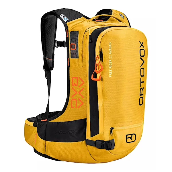 Lavinový batoh ORTOVOX Free Rider 22 Avabag yellowstone 2022