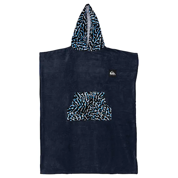 Pončo Quiksilver Hoody Towel dark navy