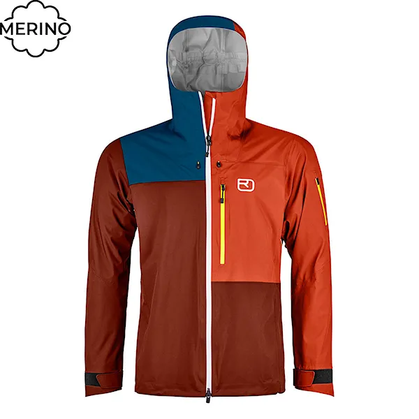 Športová bunda ORTOVOX Ortler clay orange 2023