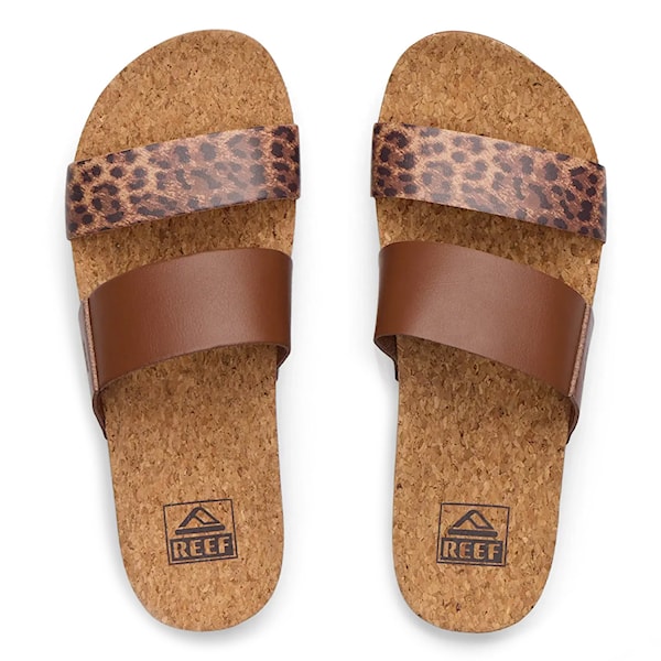 Šľapky REEF Wns Cushion Vista Hi brown/leopard 2026