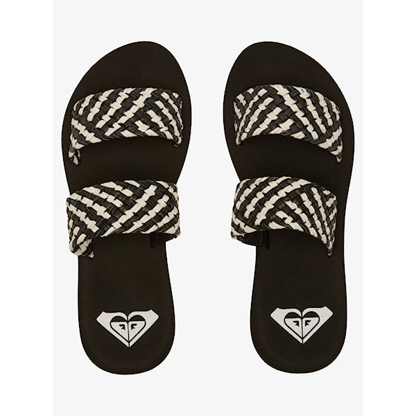 Klapki Roxy Porto Slide II black/white 2024