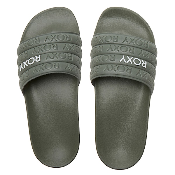 Šľapky Roxy Slippy Wp army green 2024