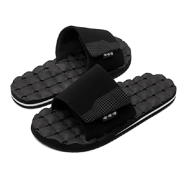 Pantofle Volcom Recliner Slide black white 2026