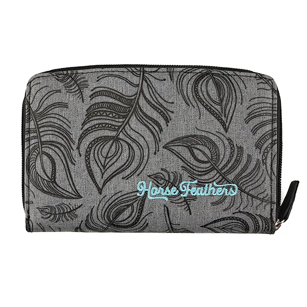 Portfel Horsefeathers Rhen heather grey 2025