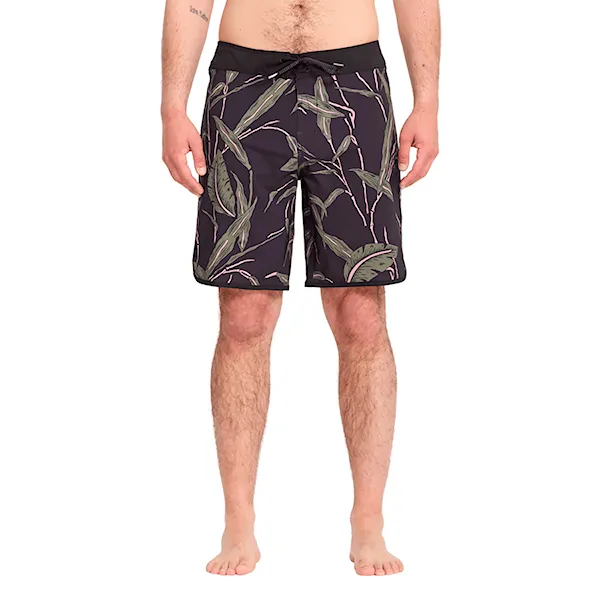 Plavky Volcom Encounter Scallop Mod 19 black 2026