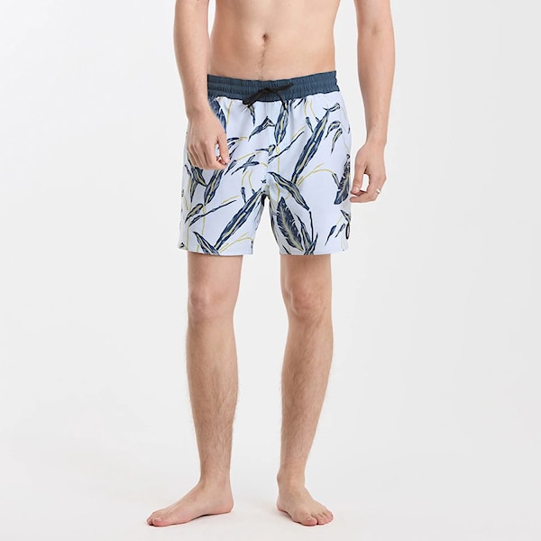 Plavky Volcom Lido Print Trunk 16 light blue acid 2026