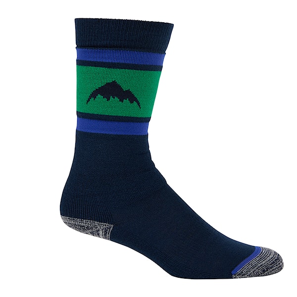 Snowboard Socks Burton Kids Weekend Midweight 2Pk galaxy green 2024