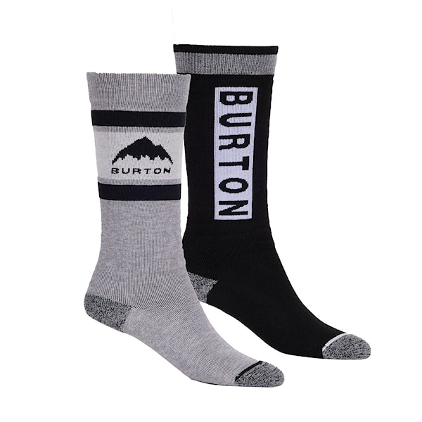 Snowboard Socks Burton Kids Weekend Midweight 2Pk true black 2026