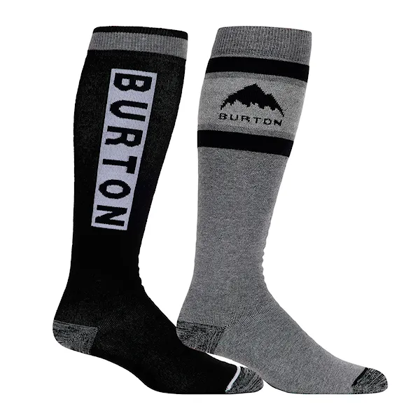 Snowboard Socks Burton Weekend Midweight 2Pk true black 2026