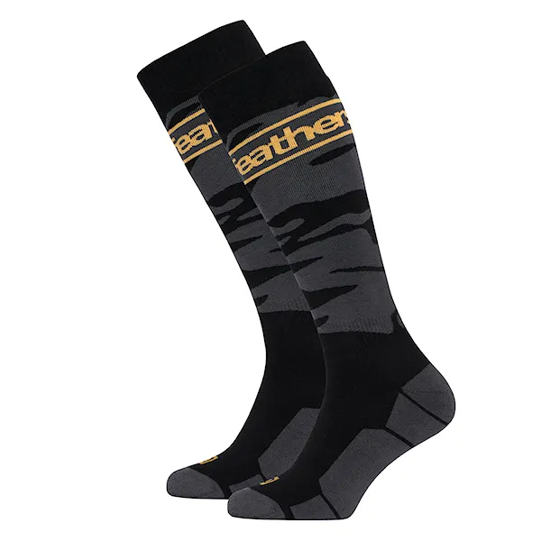 Podkolenky Horsefeathers Enver black/yellow 2027