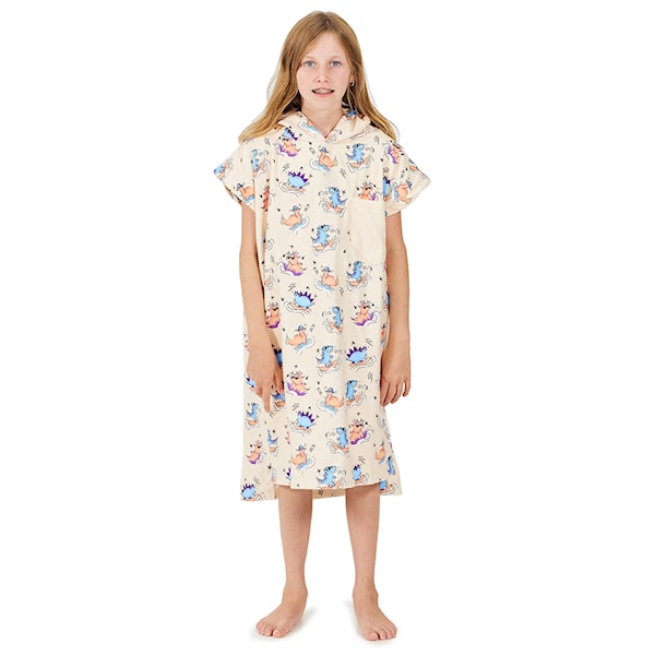 Pončo After After Kids dino peach