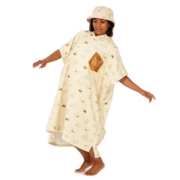 Poncho After Juliette macchiato