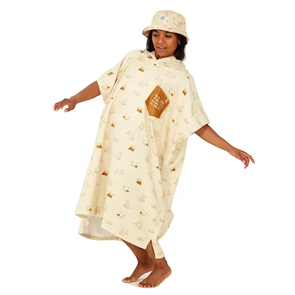 Poncho After Juliette macchiato