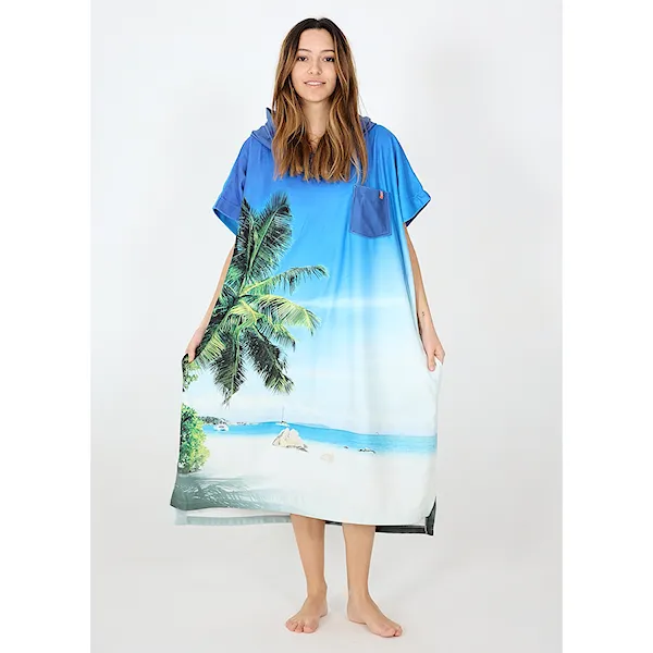 Pončo After Microfiber tahiti