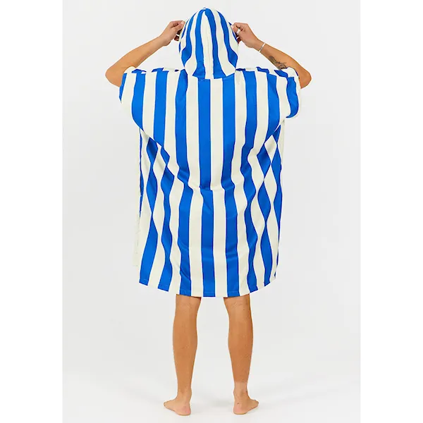 Poncho After Stripes blue
