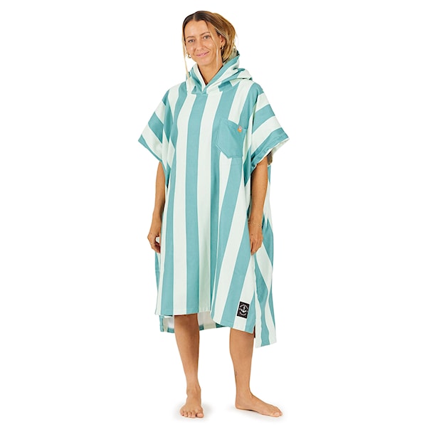 Pončo After Stripes green