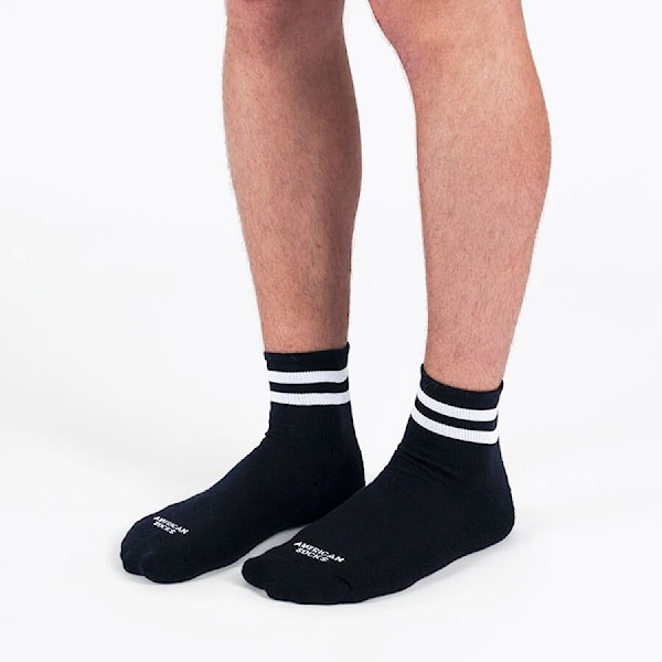 Socks American Socks Back In Black Ankle High