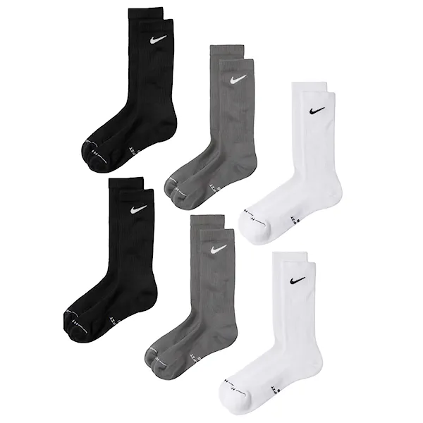 Ponožky Nike SB Nike Everyday Elevated Crew 6Pcs black/white/grey 2026