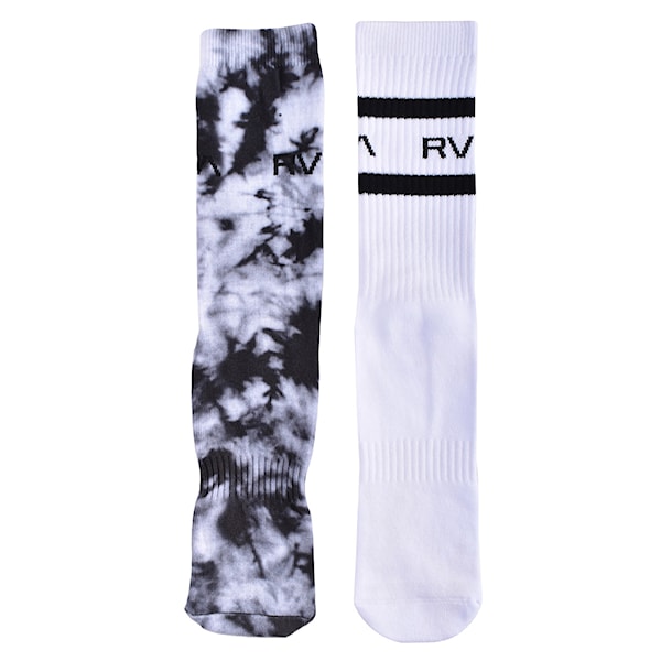 Skarpetki RVCA 2Pk RVCA Tie Dye Fb Hc Crew black 2022