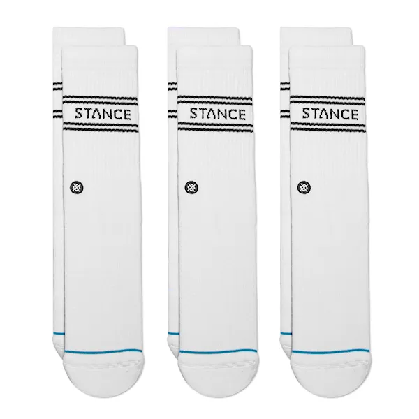 Ponožky Stance Basic 3 Pack Crew white