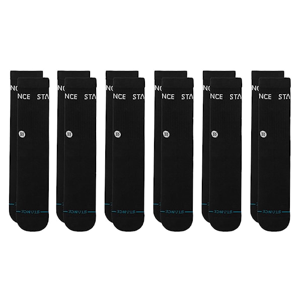 Ponožky Stance Origin Crew 6 Pack black