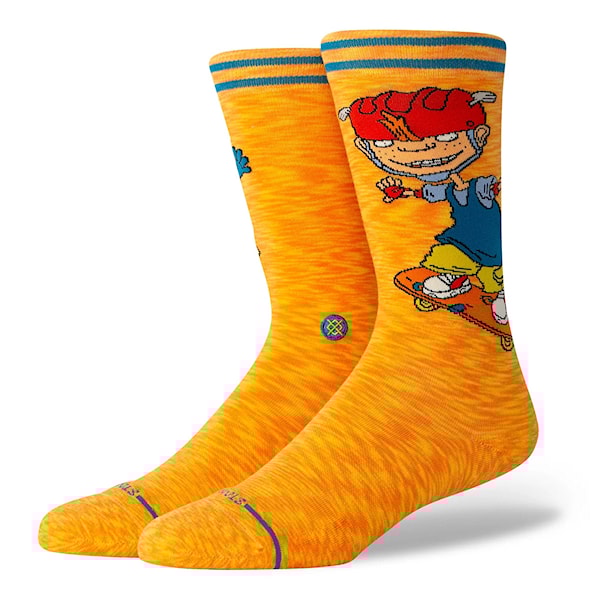 Skarpetki Stance Sam And Twister Crew orange 2025