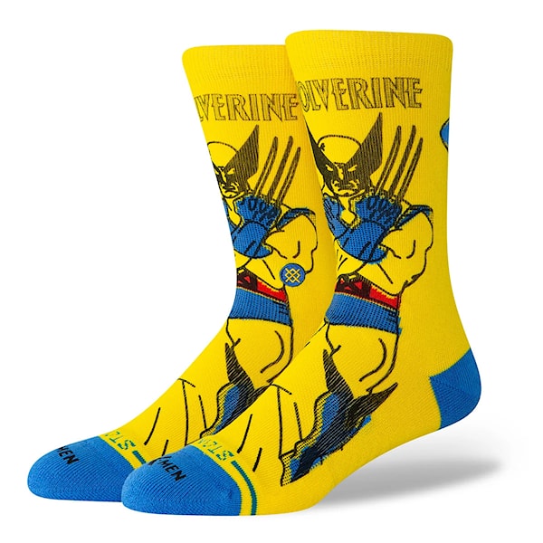 Ponožky Stance Wolverine Crew yellow 2025