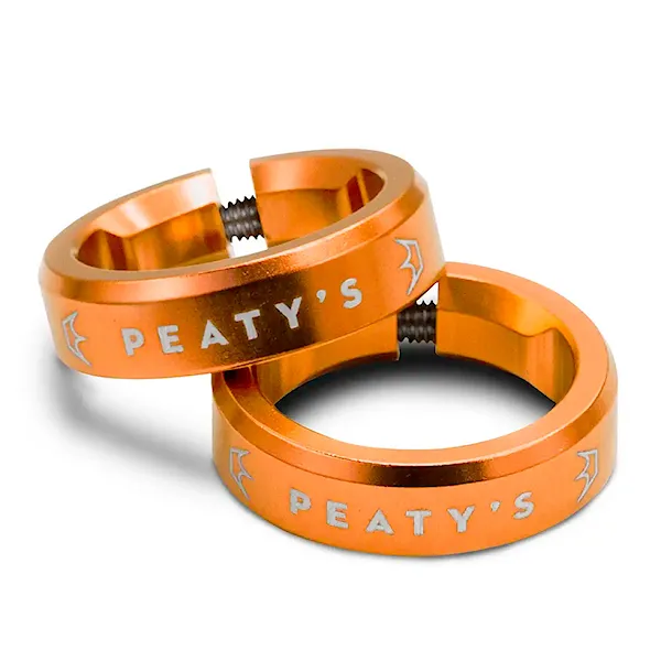 Příslušenství ke gripům Peaty's Monarch Lock Ring mango