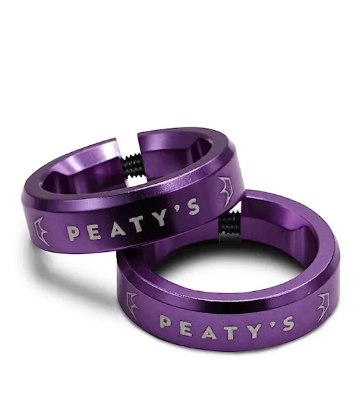 Příslušenství ke gripům Peaty's Monarch Lock Ring violet