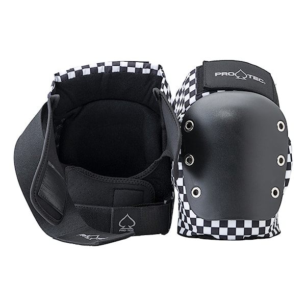 Chrániče kolien na skateboard Pro-Tec Street Knee/Elbow Pad Set Open checker