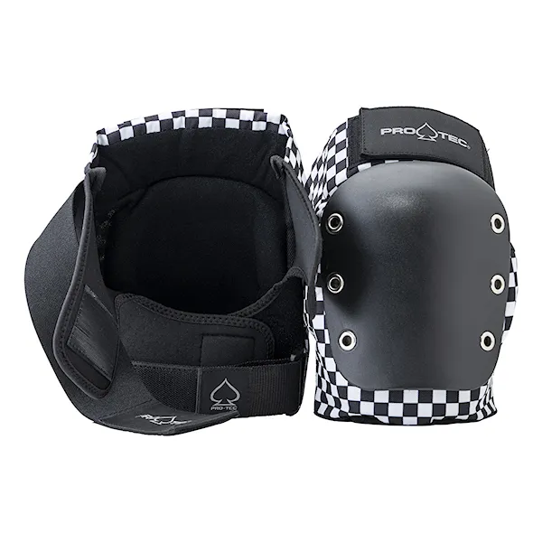 Ochraniacze kolan na deskorolkę Pro-Tec Street Knee/Elbow Pad Set Open checker