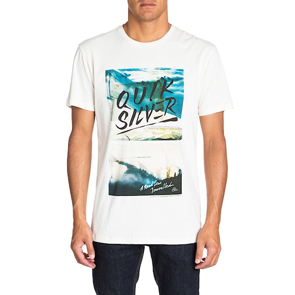 Tričko Quiksilver Organic Hi Country snow white 2015