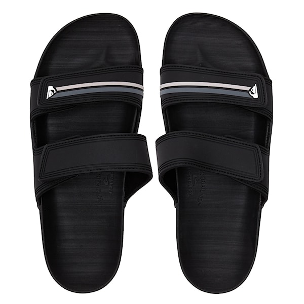 Slide Sandals Quiksilver Rivi Double Adjust black/grey/black 2024