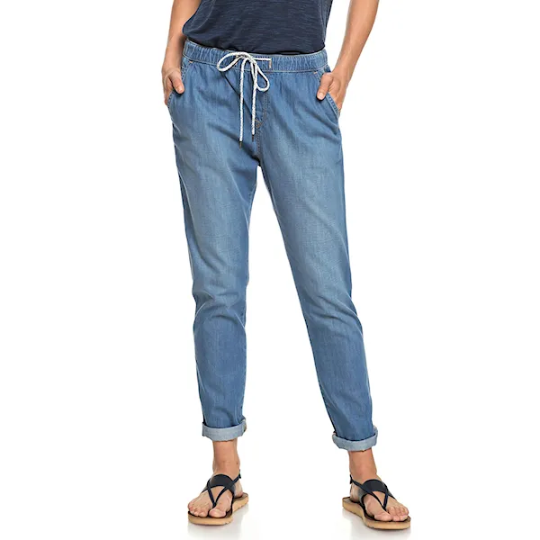 Kalhoty Roxy Beachy Denim Pant medium blue 2019