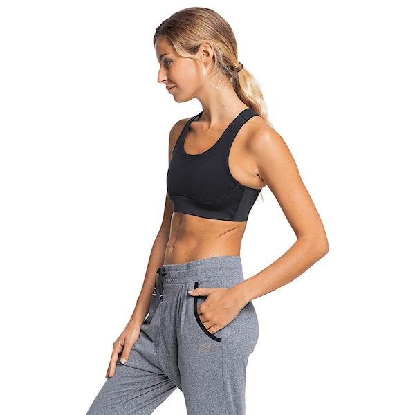Fitness podprsenka Roxy Run To Me true black 2021