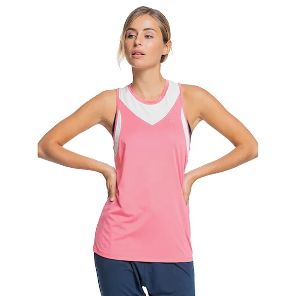 Fitness Tank Top Roxy Running Out Of Time pink lemonade 2021