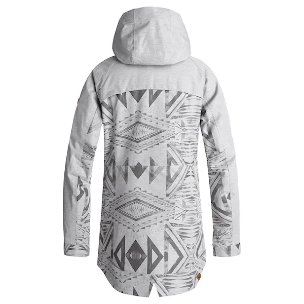 Kurtka snowboardowa Roxy Tribe warm heather grey/matador jacq 2019