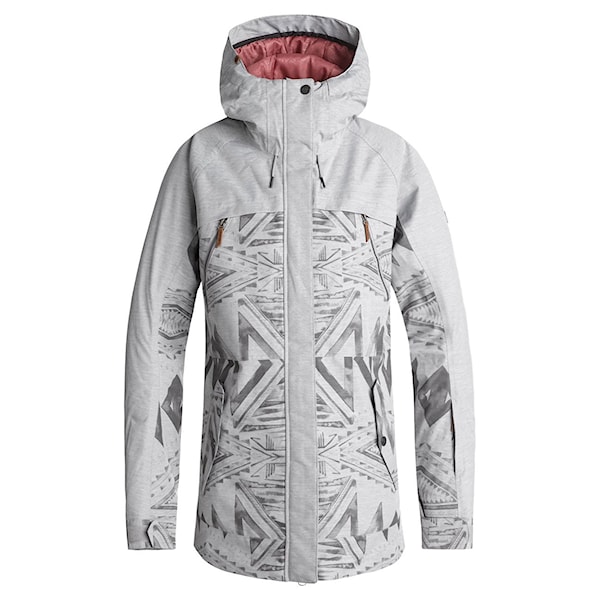 Kurtka snowboardowa Roxy Tribe warm heather grey/matador jacq 2019