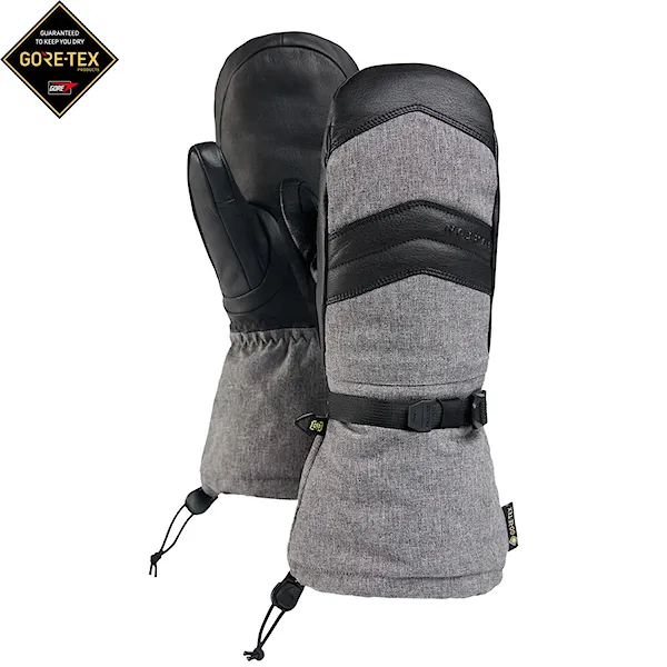 Snowboard Gloves Burton Wms GORE-TEX Warmest Mitt gray heather 2026