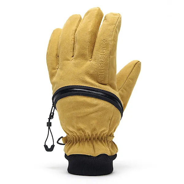 Rękawice snowboardowe DEATHGRIP Ghoul Leather tan 2027