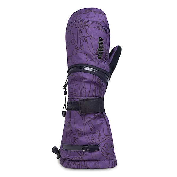 Rękawice snowboardowe DEATHGRIP Gremlin Mitt max/purple 2027
